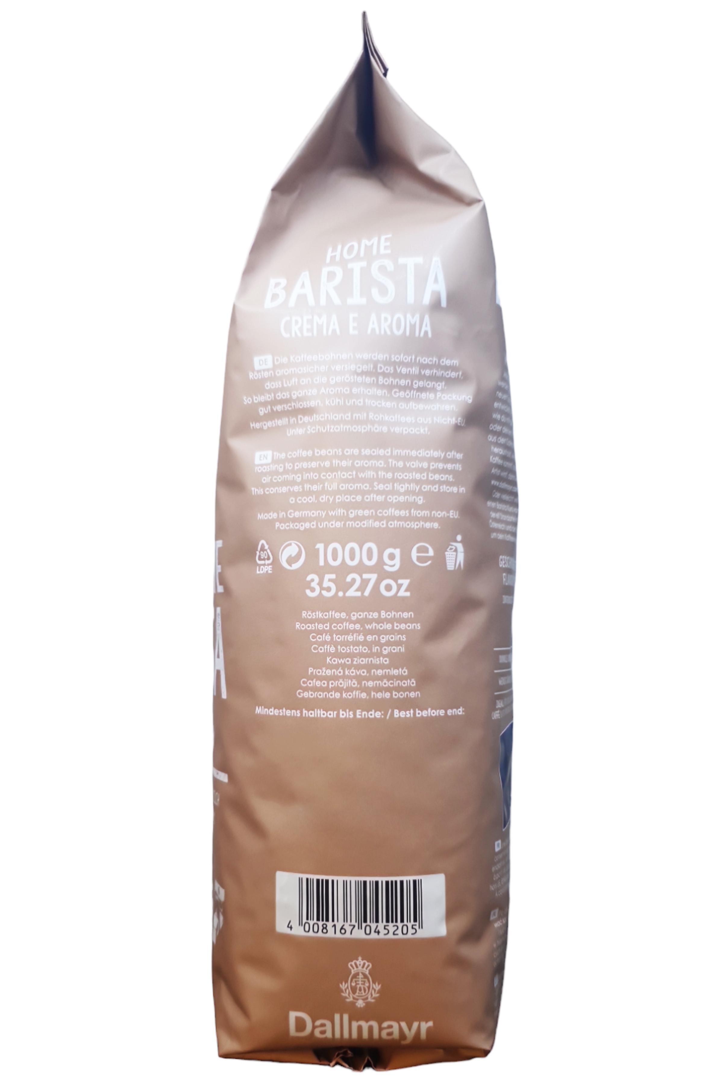 Кофе DALLMAYR Barista Crema e Aroma зерно 1 кг (59188) - фото 5 Кофе DALLMAYR Barista Crema e Aroma зерно 1 кг (59188) - фото 5