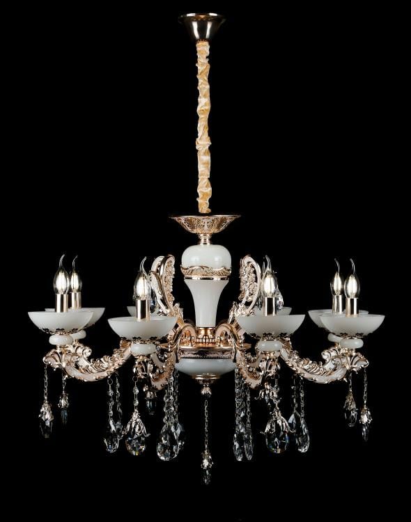 Люстра свеча Ray LK935/8 SGD (IR007112) Люстра свеча Ray LK935/8 SGD (IR007112)