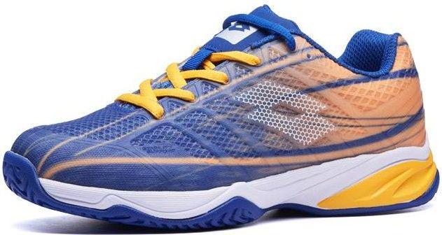 Кроссовки теннисные детские Lotto MIRAGE 300 ALR JR 210746/8ST р. EU-35 Синий/Желтый