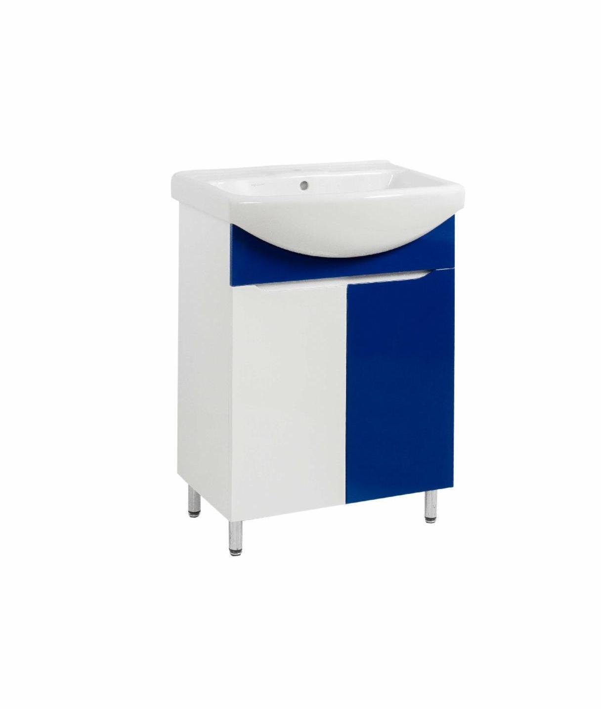 Тумба Sanwest Group Вісла Т-1 з умивальником Церсанія 60 Синій (88996617)