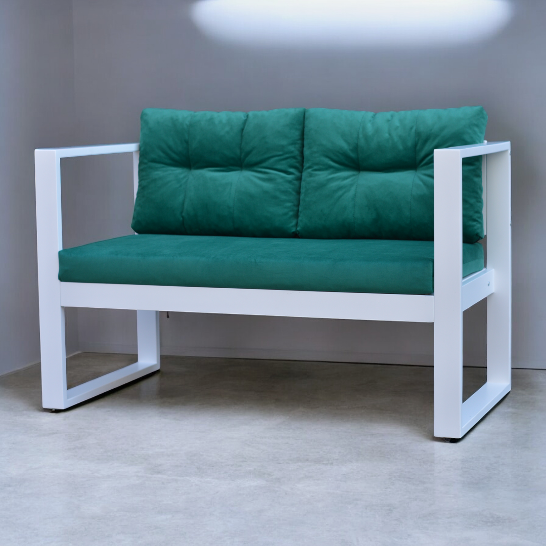 Диван WLS D11 клен в стилі лофт Зелений (D-11/L/110/1/K/2/03/P) - фото 3