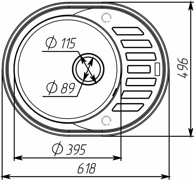 Мийка гранітна для кухні Valeso SOUL 6250 матова Чорний - фото 4 Мийка гранітна для кухні Valeso SOUL 6250 матова Чорний - фото 4