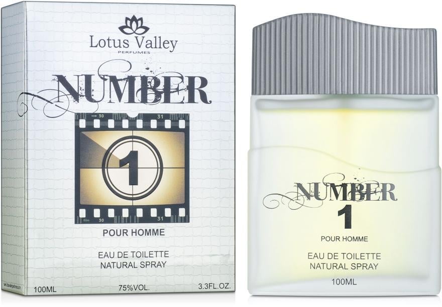 Туалетная вода мужская Lotus Valley Number 1 100 мл (21963)
