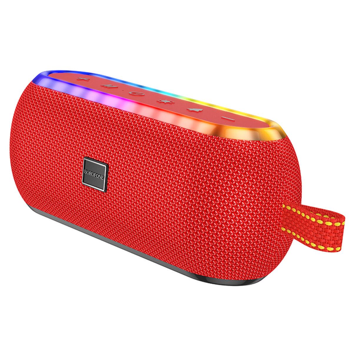 Портативная колонка беспроводная Borofone BR46 Delight sports BT5.4 2400 mAh Red (6941991117206)
