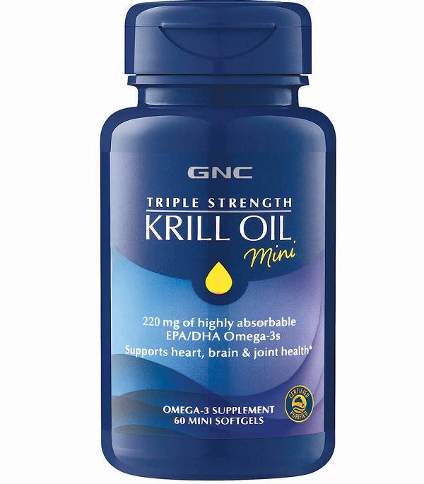 Масло криля GNC Triple Strength Krill Oil Mini 60 Caps
