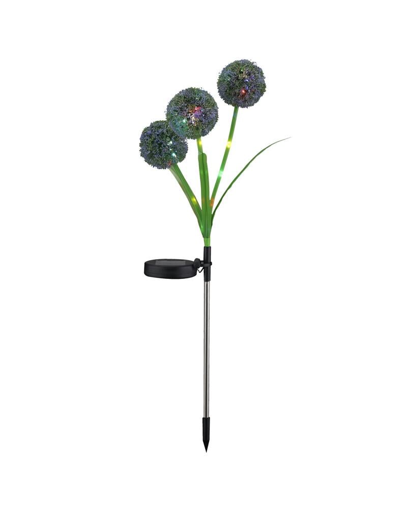 Светильник уличный на солнечной батарее Goldlux 329516 Allium Color LED 6500K IP44 Зеленый (27435958)