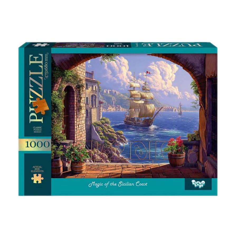 Пазли Магія Сицилійського узбережжя C1000-13-02 1000 елементів