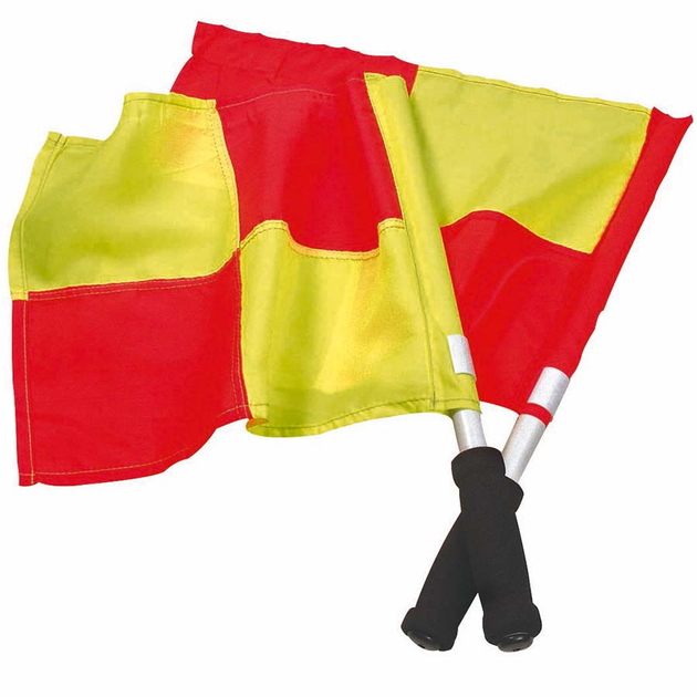 Флаг арбитра Select Lineman's flag OSFM Красный/Желтый (7490600353)