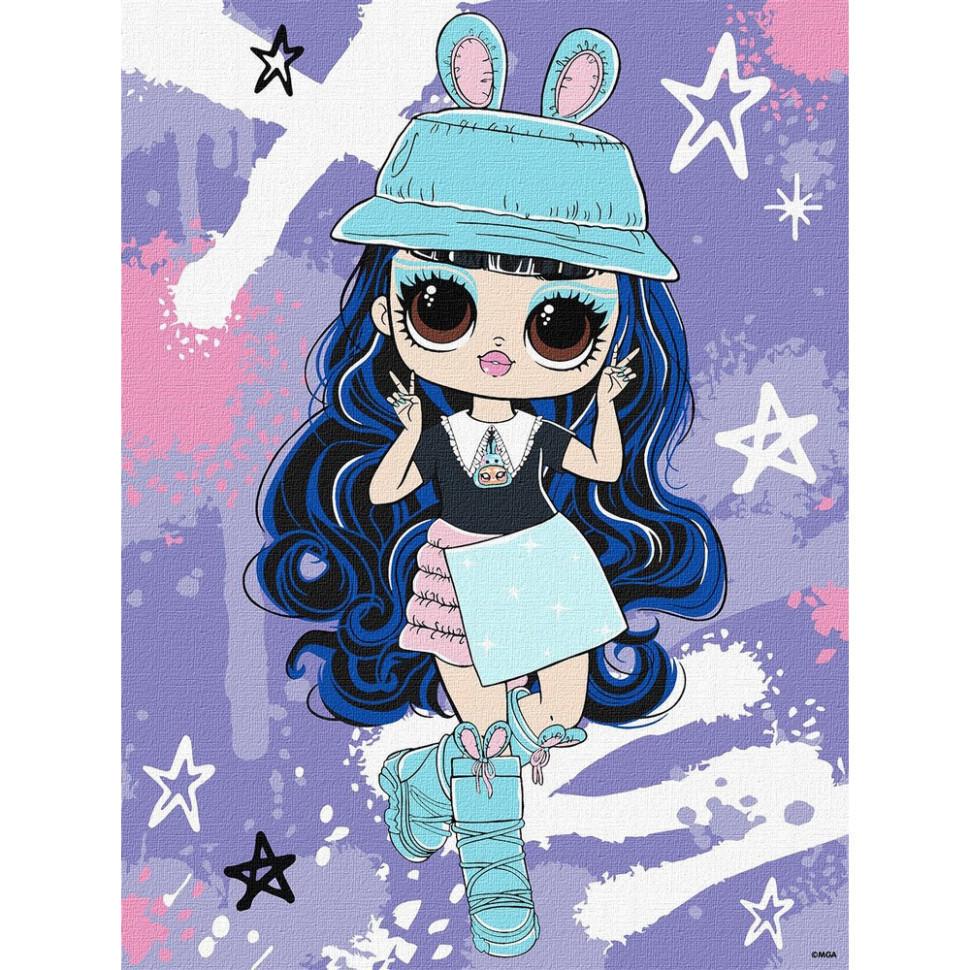 Картина по номерам Ideyka Tweens LOL Skate Dance Aya Cherry 30x40 см (KHO1213)
