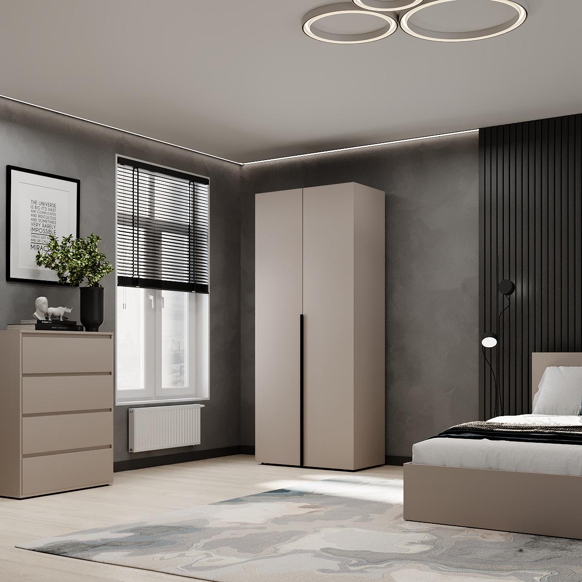 Шкаф распашной комбинированный ART IN HEAD №13 Light 800x500x2200 мм Кашемир (GALTK01314000000) - фото 3 Шкаф распашной комбинированный ART IN HEAD №13 Light 800x500x2200 мм Кашемир (GALTK01314000000) - фото 3