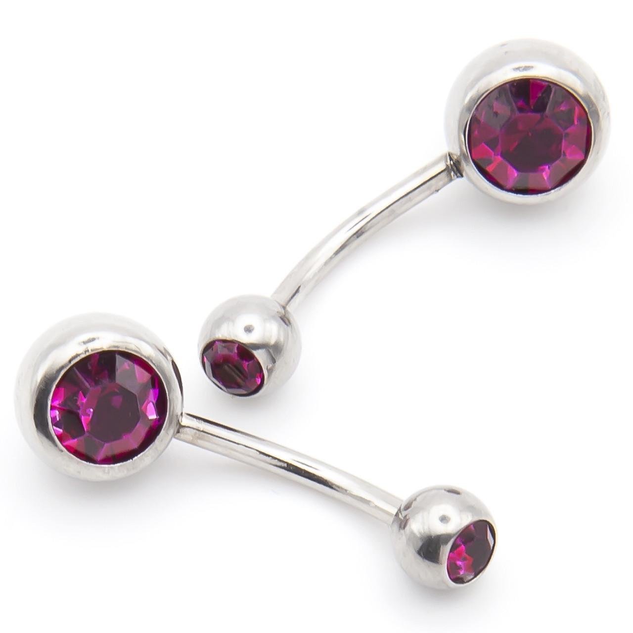 Серьга для пирсинга Банан стразы из нержавеющей стали 12х5/8х1,5 мм 1 шт. Розовый (ПС0508б10) Серьга для пирсинга Банан стразы из нержавеющей стали 12х5/8х1,5 мм 1 шт. Розовый (ПС0508б10)