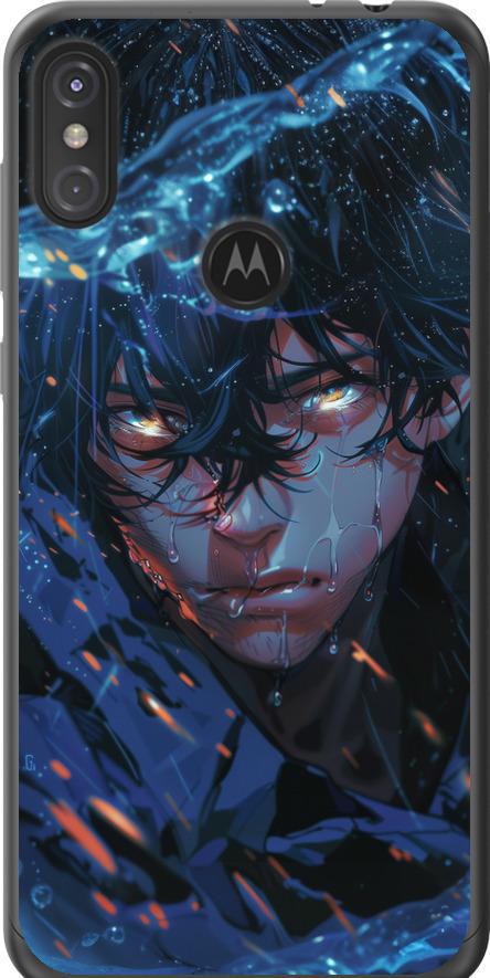 Чохол на Motorola One Power Satoru Gojou (6128t-1588-42517) Чохол на Motorola One Power Satoru Gojou (6128t-1588-42517)