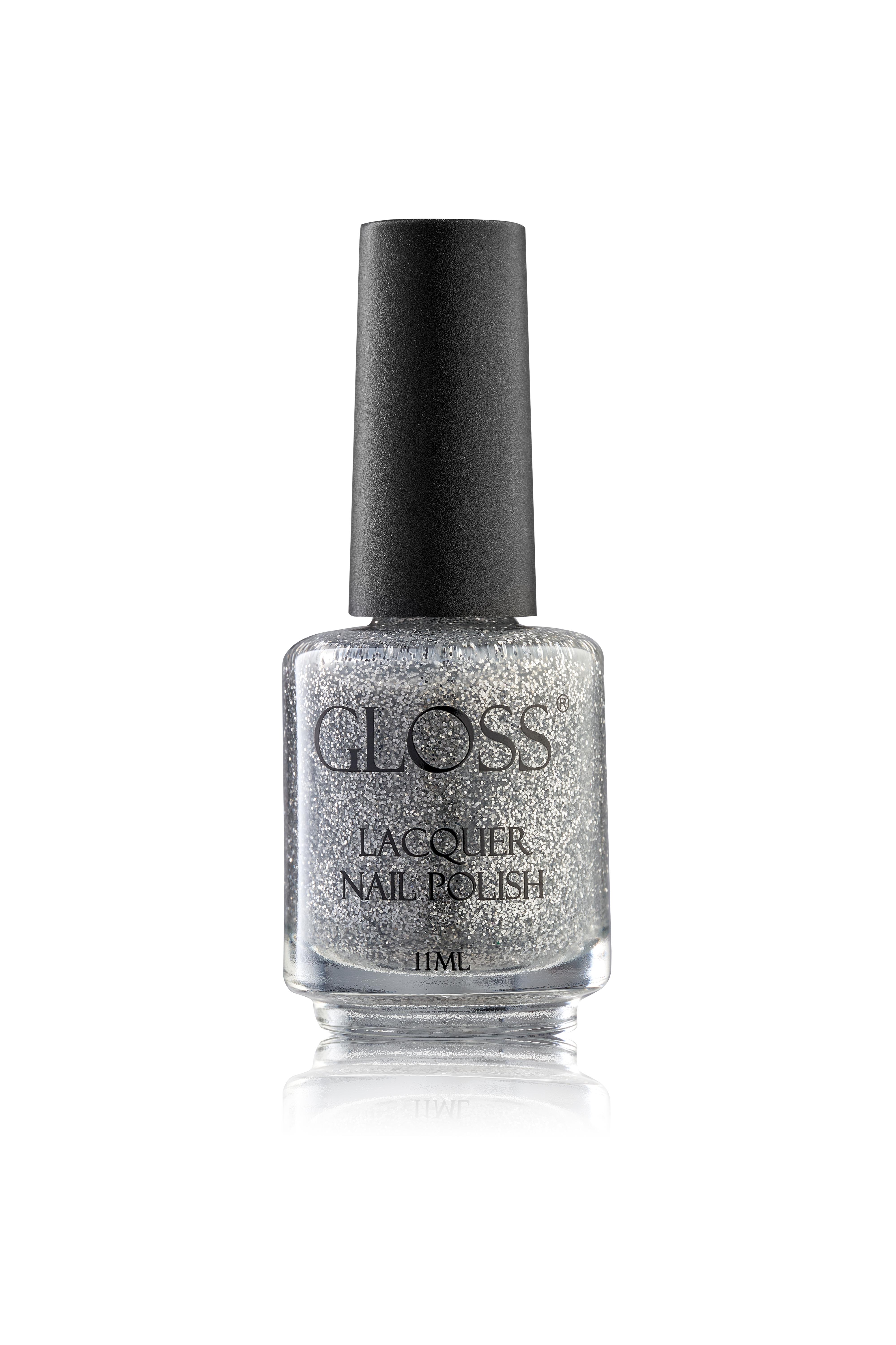 Лак для ногтей GLOSS company Lacquer Nail Polish 11 мл серебристый шимер №015 (196378)