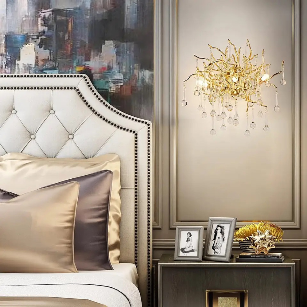 Бра Line.F W 115B/3 GD+CL Золотой (1980_3054)