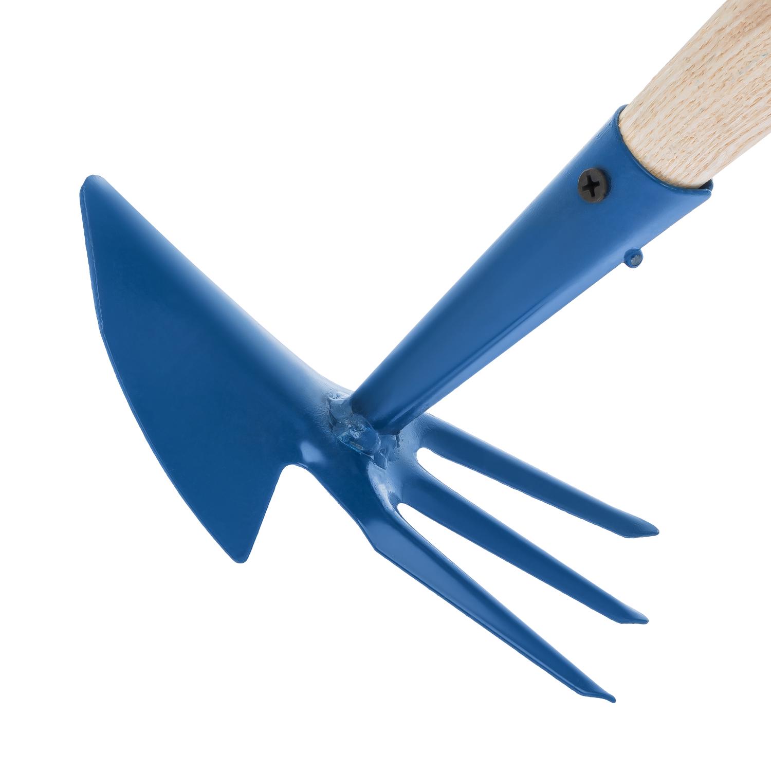 Розпушувач з мотижкою Рижка 2в1 з ручкою 50 см - фото 3 Розпушувач з мотижкою Рижка 2в1 з ручкою 50 см - фото 3