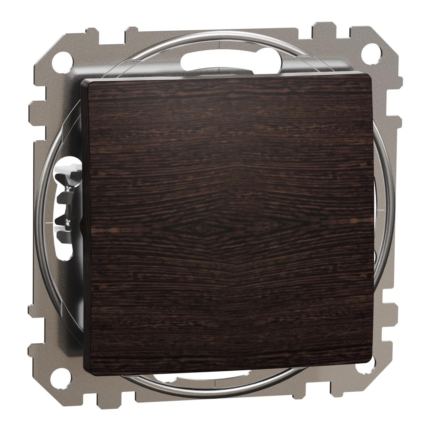 Выключатель одноклавишный кнопочный Sedna Design & Element Schneider Electric Electric SDD181111 Венге (00000026256)