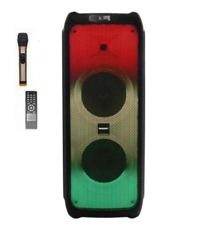 Портативная колонка ZPX ZX-7786 BT с микрофоном USB/Bluetooth/FM/LED/TWS 250W и пульт Д/К (2613886893)