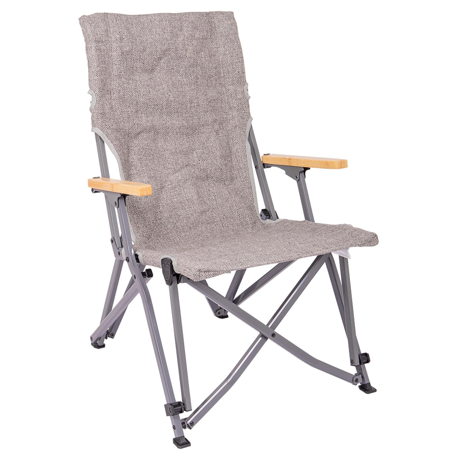 Туристичне крісло розкладне Bo-Camp Chelsea Grey (1204810) Туристичне крісло розкладне Bo-Camp Chelsea Grey (1204810)