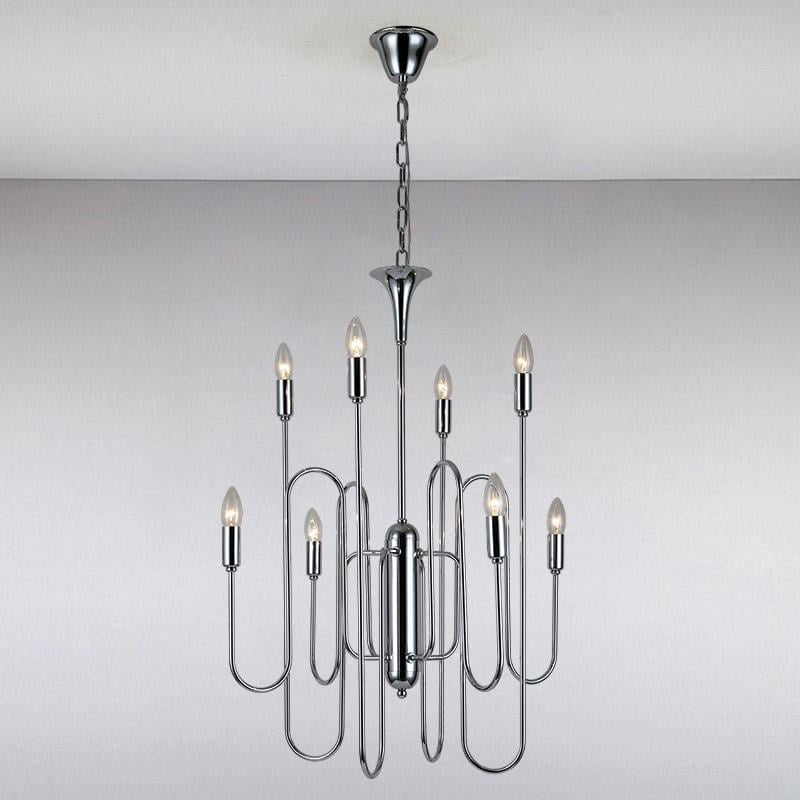 Люстра свечи Light House LS-13364-8 CH Хром