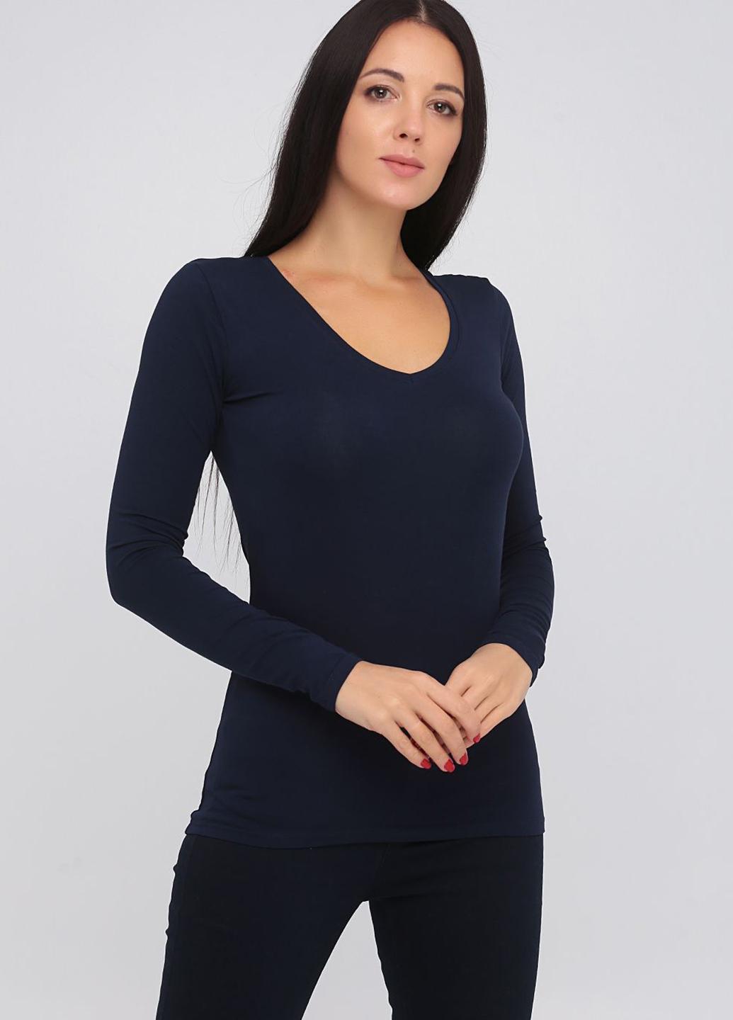 Лонгслив женский C&A XS Темно синий (2097483b41)