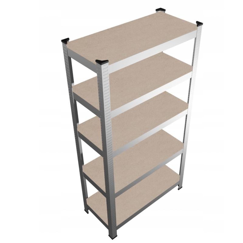 Стелаж металевий Chomik 200х90х40 мм 5 полиць Сірий (100847)