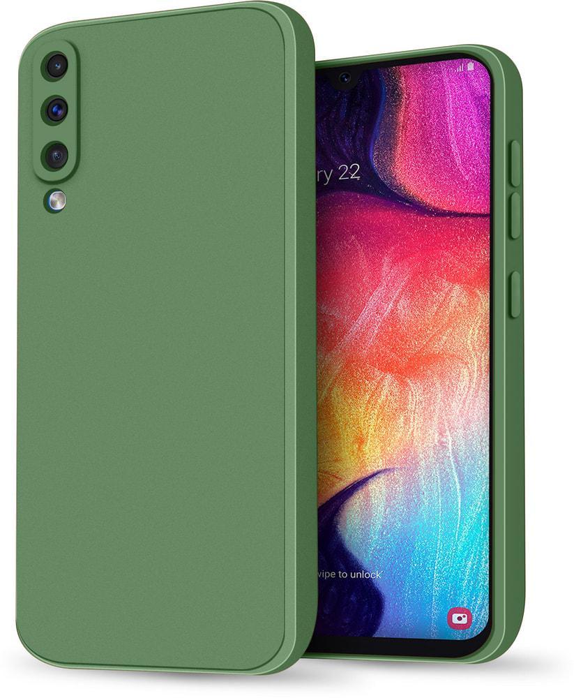 Силиконовый чехол HardCorner Samsung Galaxy A30s A307 (с микрофиброй) Khaki (34815-17)