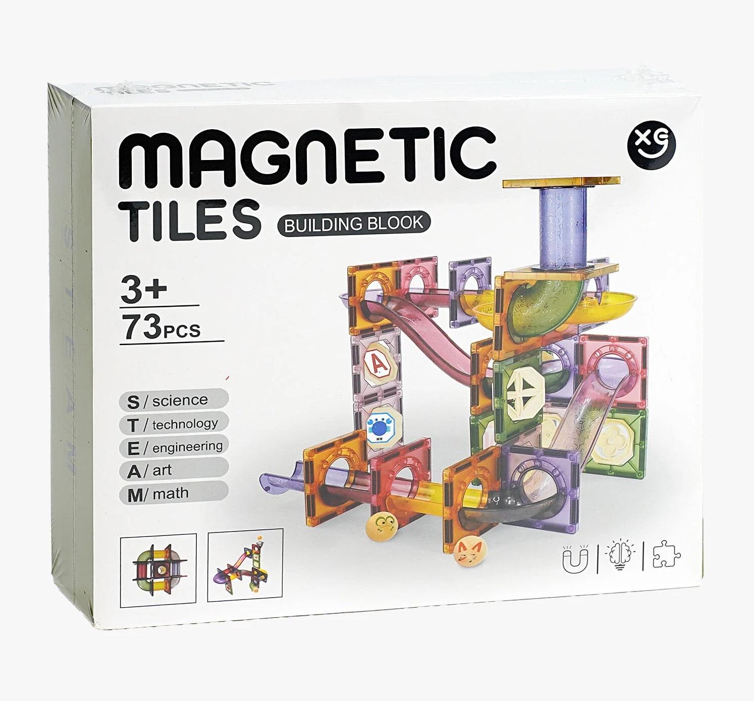 Конструктор магнітний Magnetic 73 деталі/лабіринт/кулька Multicolor (155960)