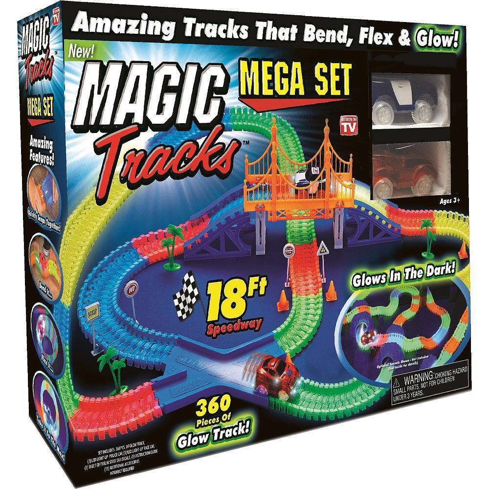 Іграшковий набір Magic Tracks з мостом і дві гоночні машинки 360 деталей (1104178937)