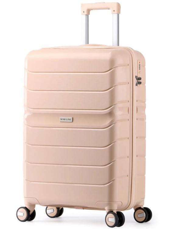 Чемодан SEMI LINE T5770-1 20" S Cappuccino (DAS302953)