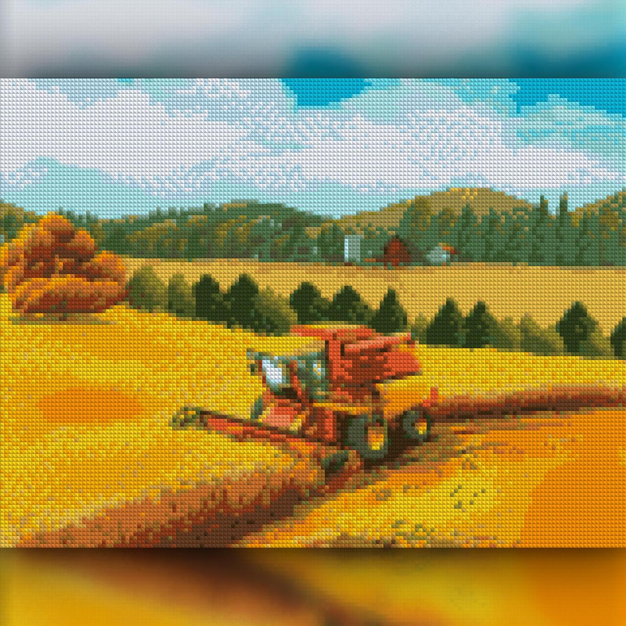 Алмазная мозаика The Wortex Diamonds Сбор урожая 50x60 см (TWD30060XL)