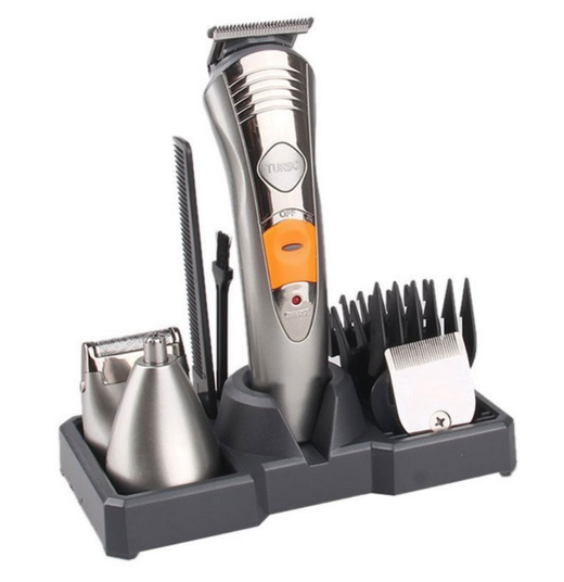 Триммер для стрижки Gemei GM-580 7в1 с насадками Silver (17862362) Триммер для стрижки Gemei GM-580 7в1 с насадками Silver (17862362)