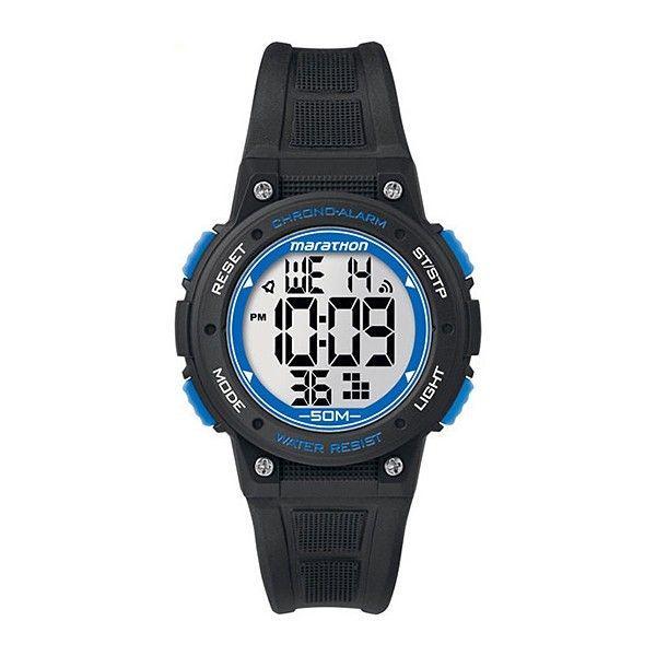 Наручные часы женские Timex Marathon кварцевые Black (Tx5k84800)