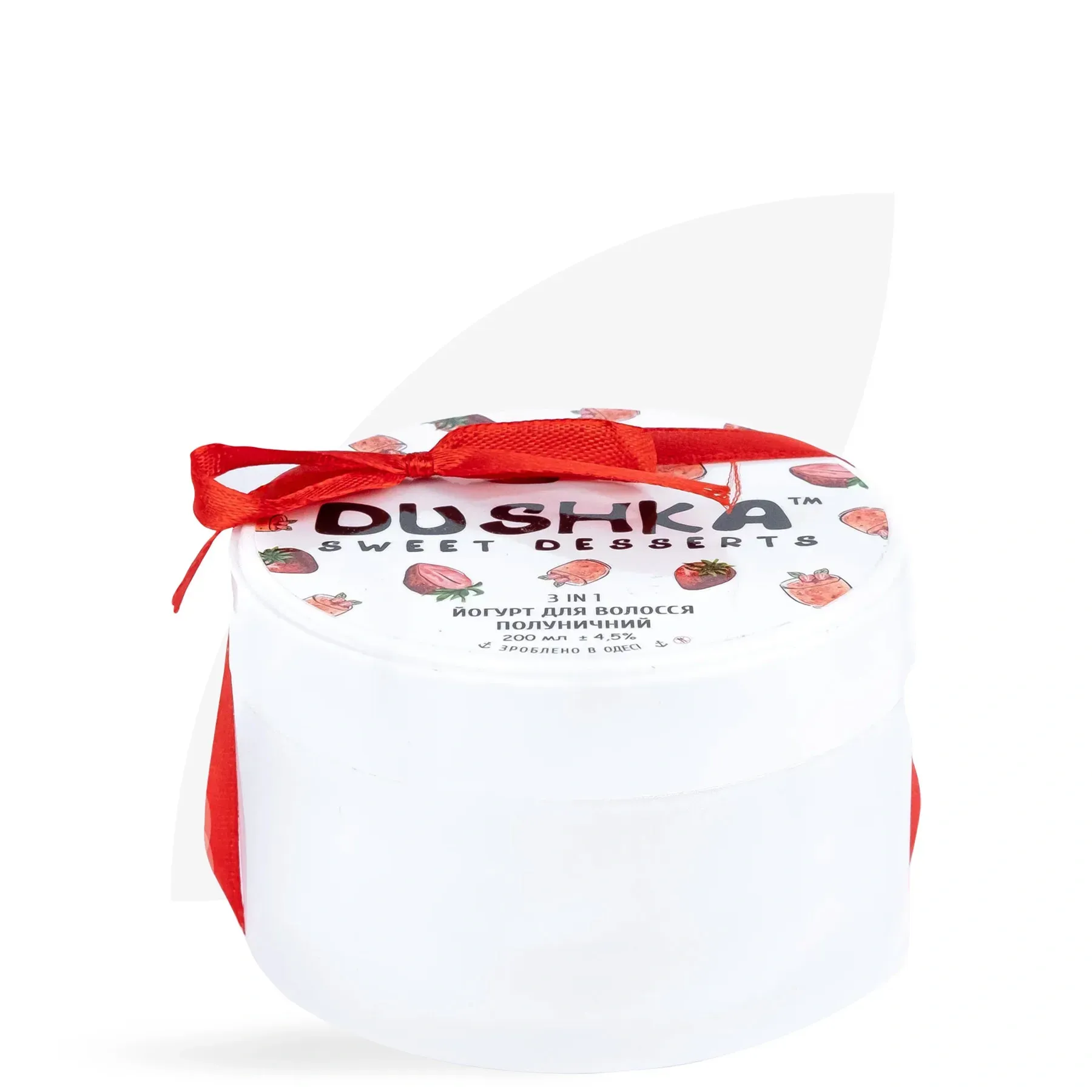 Йогурт для волос Dushka Клубничный 200 мл (4823099400249)