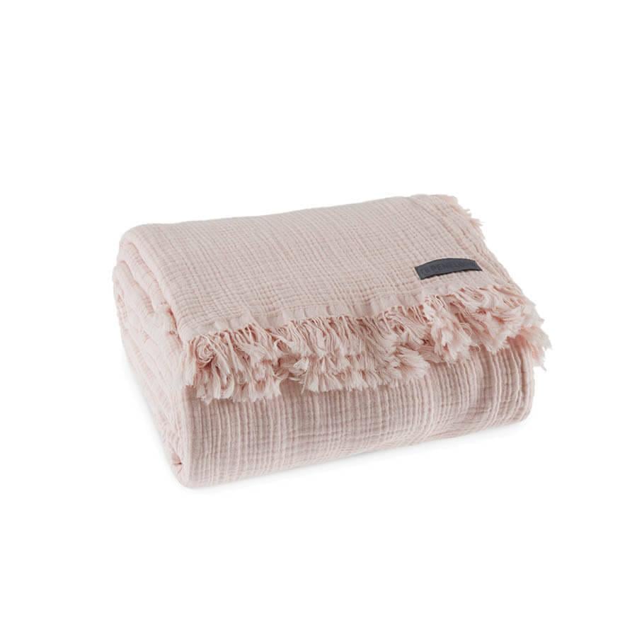 Покривало Penelope Soflin Muslin pudra 220х240 см Пудровий (svt-2000022271776)
