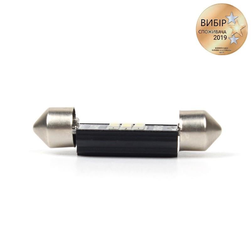 Автолампи світлодіодні Carlamp Canbus софітка Т11x39 мм 2 шт. (SJ-K6-39мм) - фото 4 Автолампи світлодіодні Carlamp Canbus софітка Т11x39 мм 2 шт. (SJ-K6-39мм) - фото 4