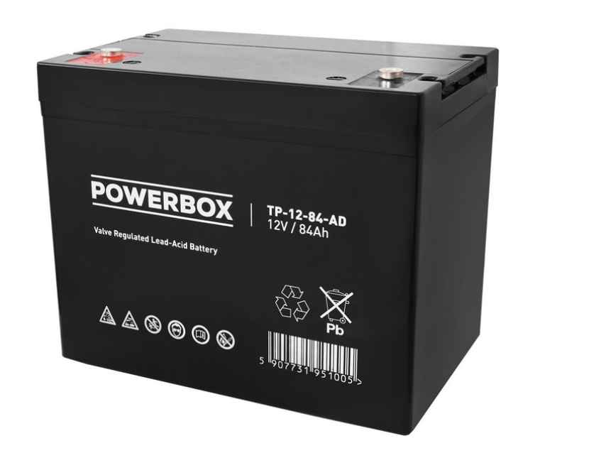 Аккумулятор PowerBox AGM POWERBOX TP-12-84-AD 12 V 84 Ah (1987968539)