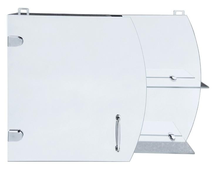 Зеркальный шкаф Seria A № А16-45 с боковыми полками