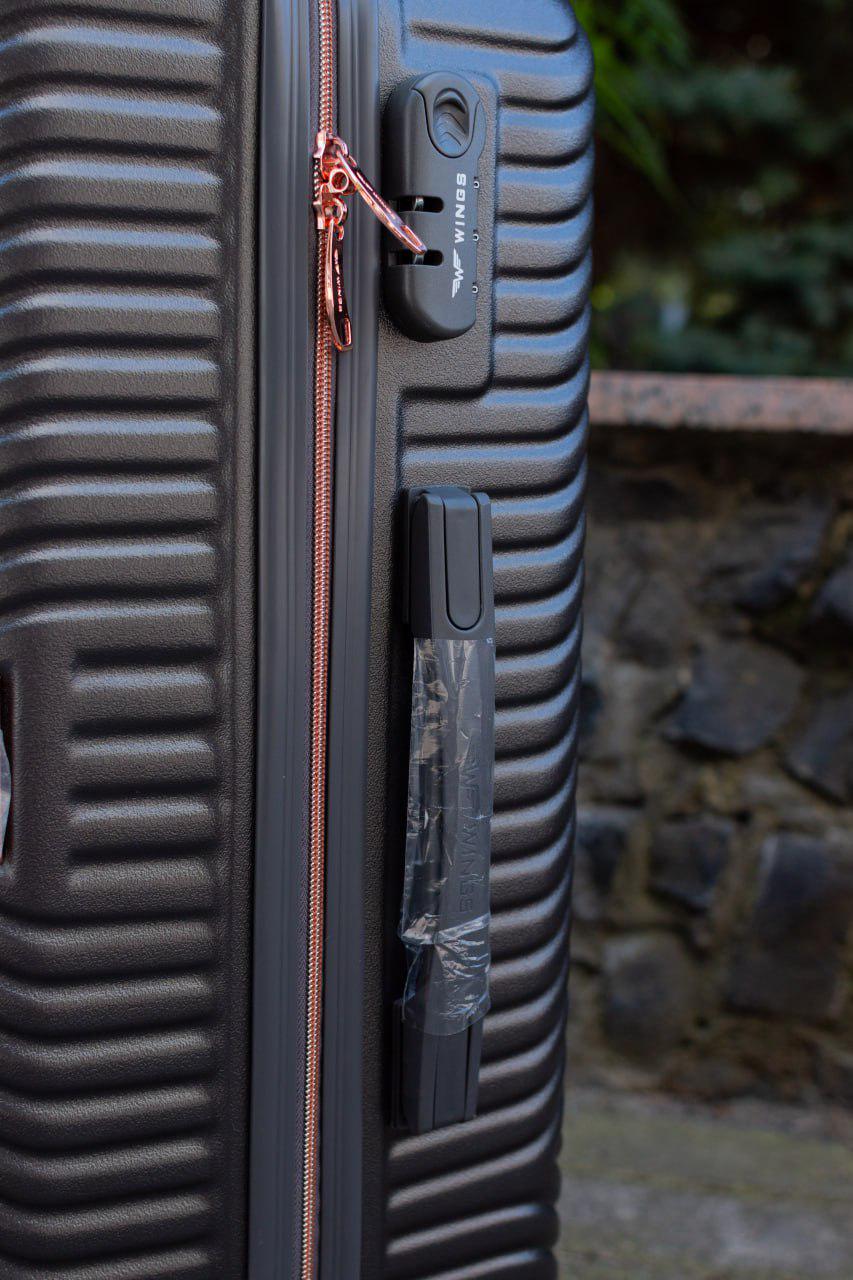 Чемодан пластиковый Wings WN-01 S Серый (11881138) - фото 4 Чемодан пластиковый Wings WN-01 S Серый (11881138) - фото 4