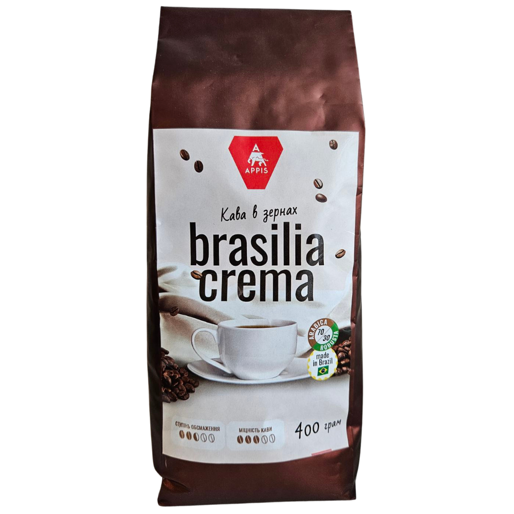 Кава зернова Brasilia Crema 400 г (16)