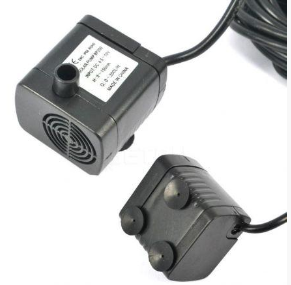 Фонтан-насос на солнечной панели выносной 5 насадок (963344957) - фото 2 Фонтан-насос на солнечной панели выносной 5 насадок (963344957) - фото 2