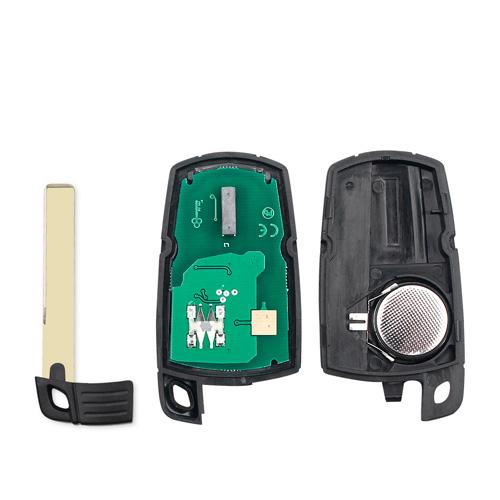 Заготовка-корпус для ключа запалювання автомобіля під чіп ID48 KR55WK49127 3 кнопки для BMW E60 E70 E82 Black (535912) - фото 3