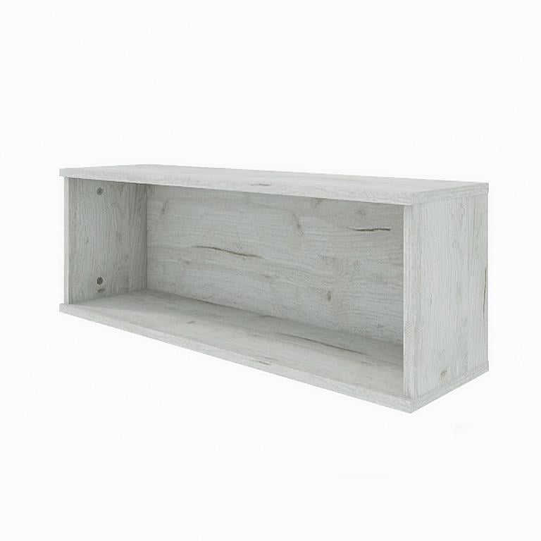 Полочка настенная Everest Лайт ПЛН-2 800х220х282 мм Крафт белый (11405) - фото 1 Полочка настенная Everest Лайт ПЛН-2 800х220х282 мм Крафт белый (11405) - фото 1