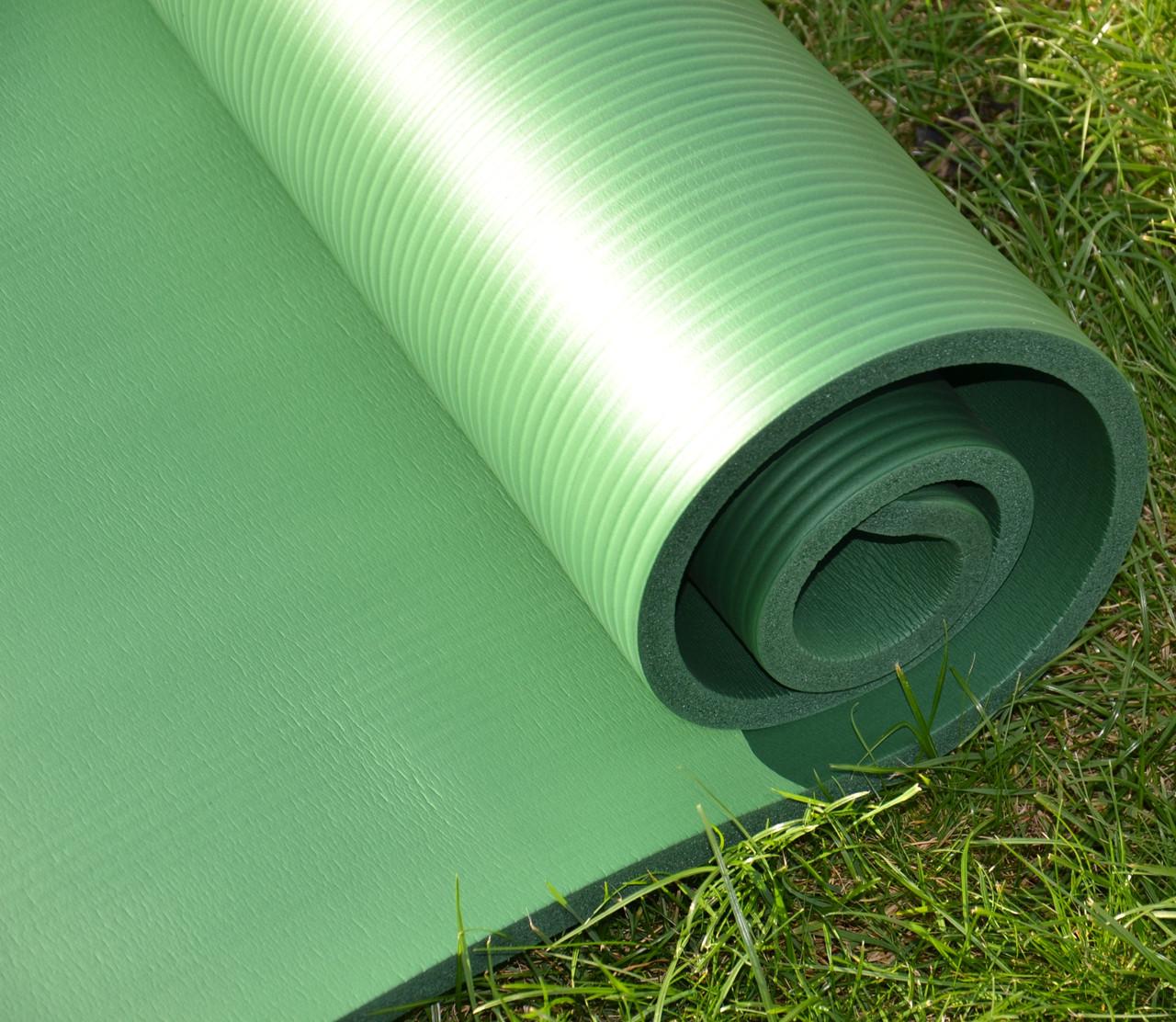 Килимок для йоги та фітнесу PowerPlay 4151 NBR Performance Mat 183x61x1,5 мм Зелений (A-011858) - фото 8 Килимок для йоги та фітнесу PowerPlay 4151 NBR Performance Mat 183x61x1,5 мм Зелений (A-011858) - фото 8