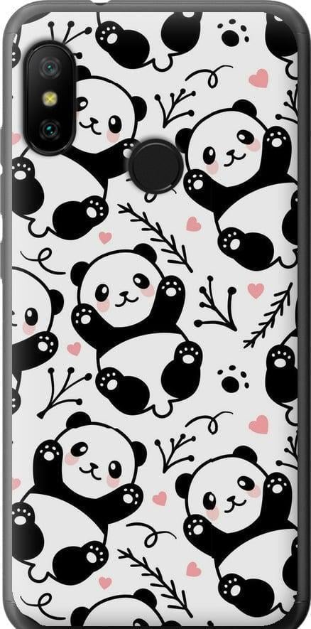 Чехол на Xiaomi Mi A2 Lite Панды (4318u-1522-42517)