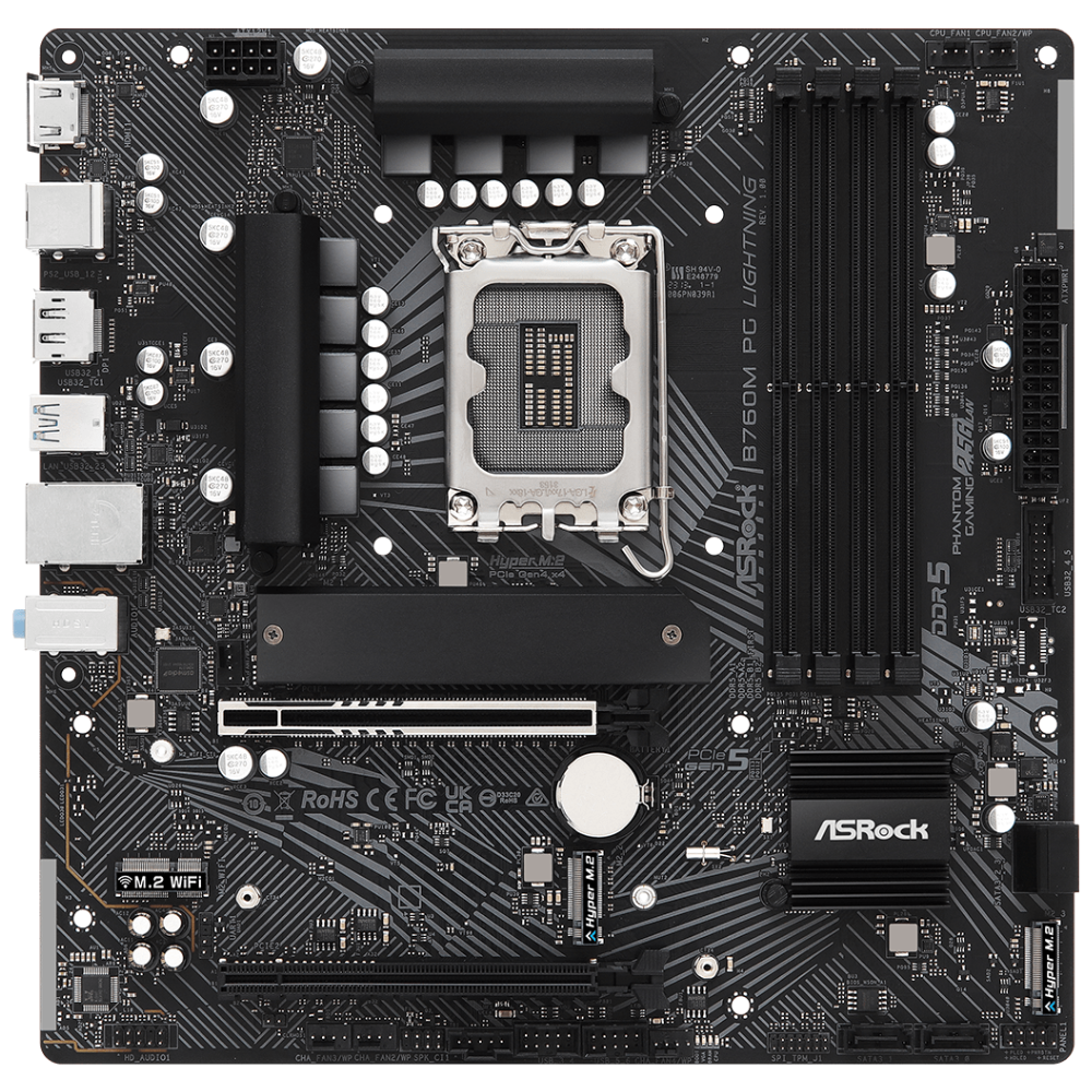 Материнська плата ASRock B760M PG Lightning (12430250) - фото 3