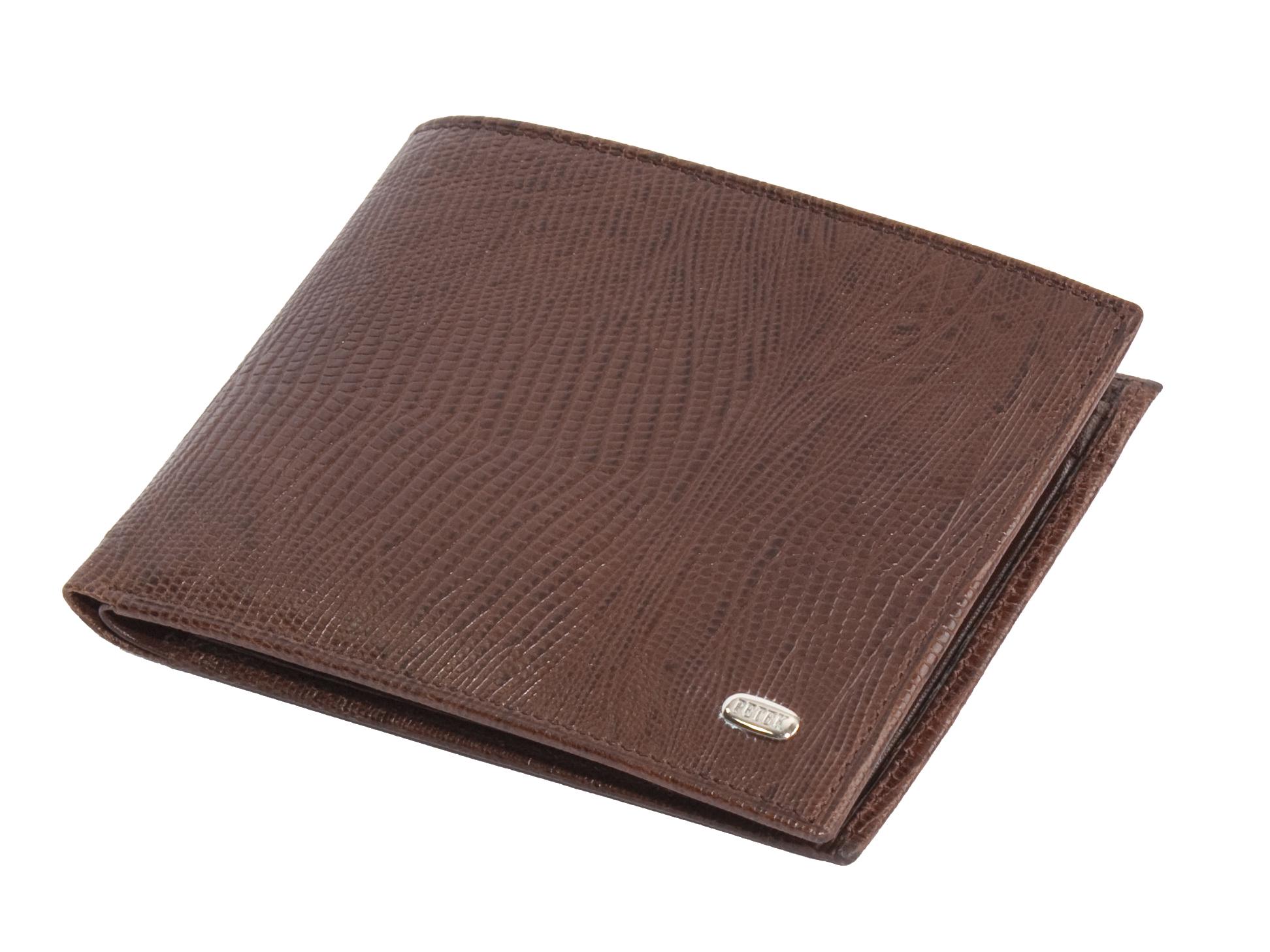 Портмоне мужское Petek 112 Коричневый (112-041-02)