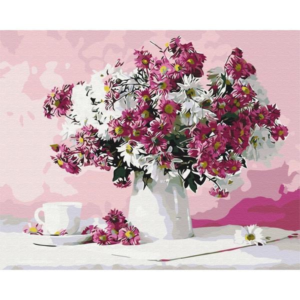 Картина за номерами Brushme Натюрморт в рожевих тонах 40x50 см (bs8746)