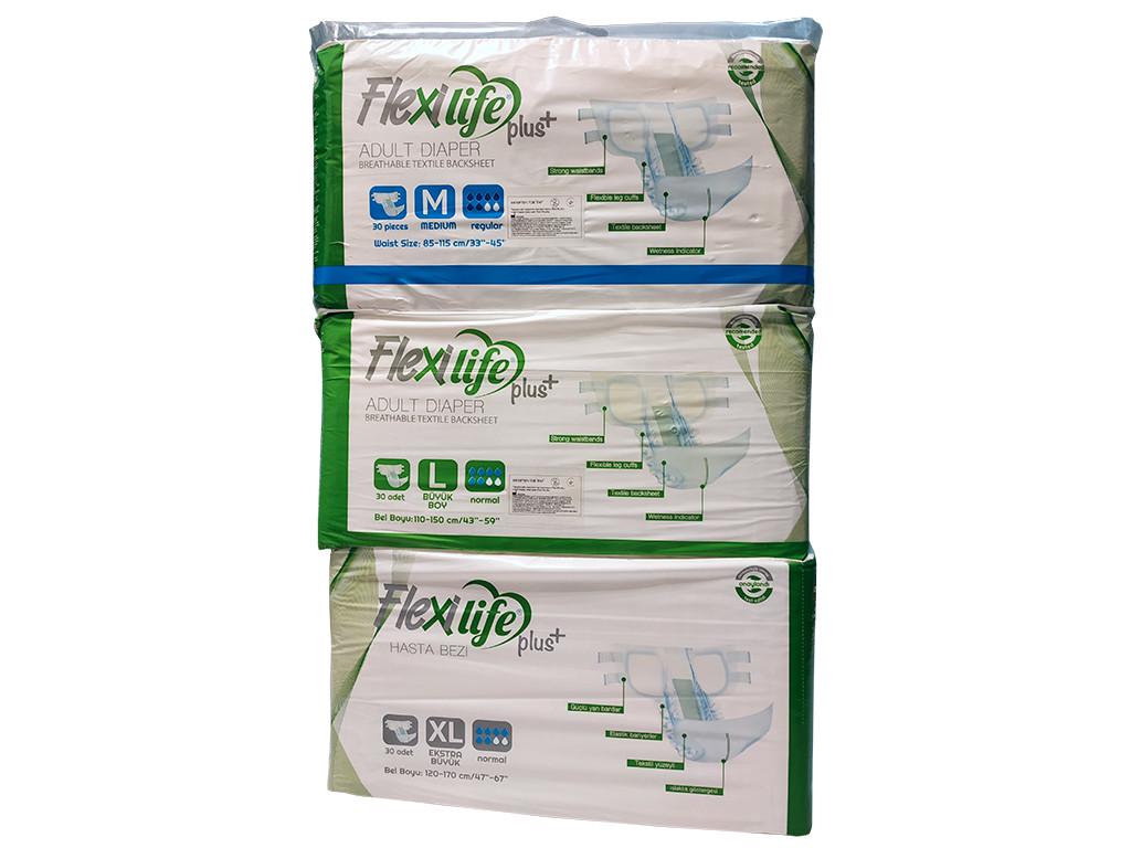Подгузники для взрослых Flexi Life Plus М №30 (000005440) - фото 3 Подгузники для взрослых Flexi Life Plus М №30 (000005440) - фото 3