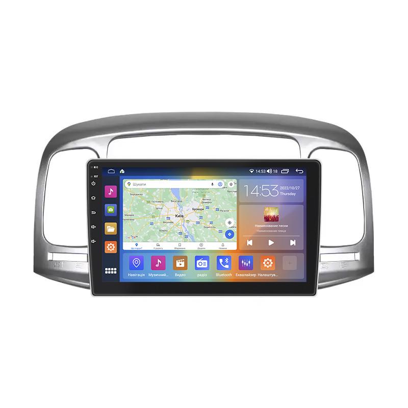 Автомагнітола штатна Lesko CarPlay/4G/Wi-Fi/GPS для Hyundai Verna II 2005-2010 2/32Gb 9" (1748043975)