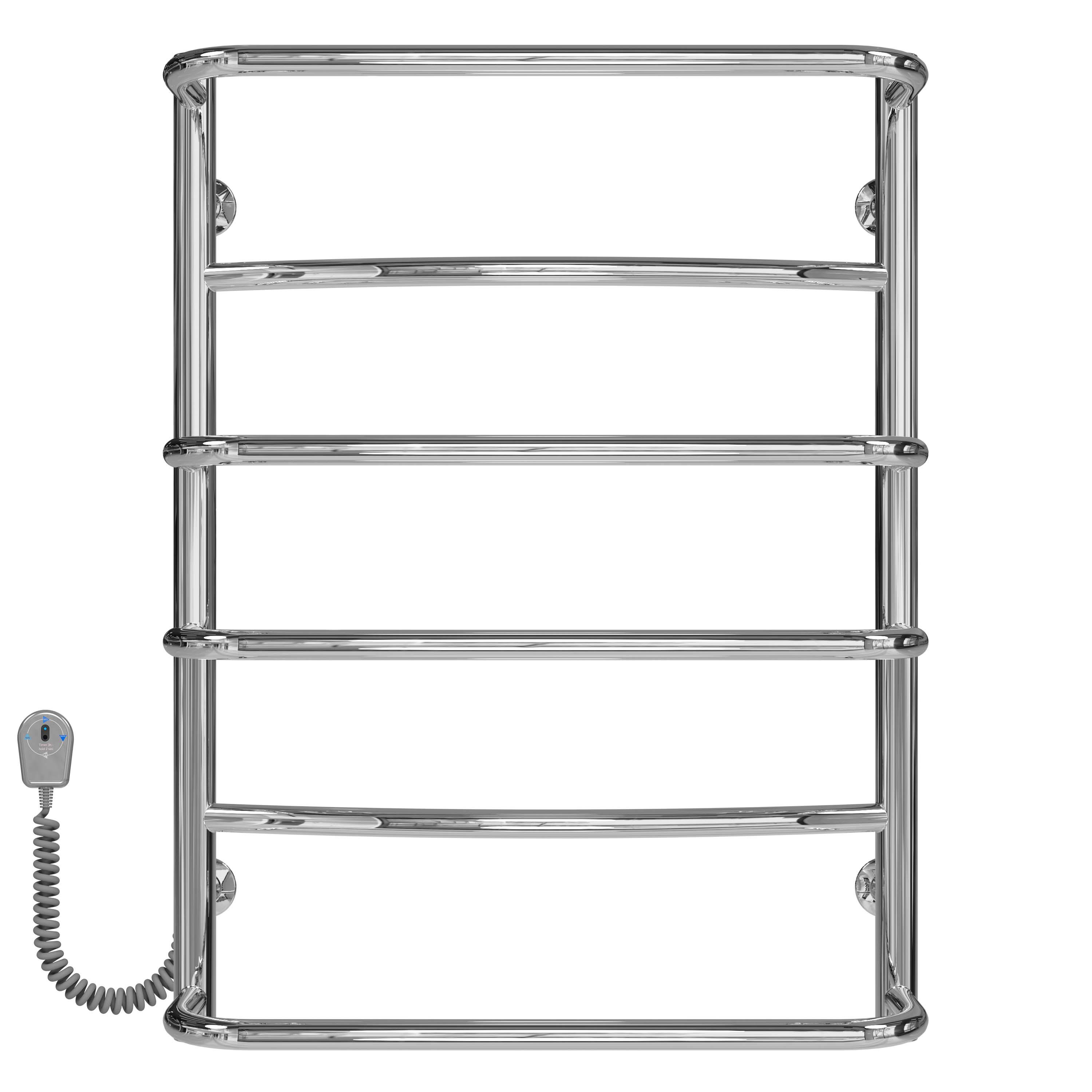 Полотенцесушитель электрический Deffi Аквамикс П6 EF16 левое подключение нержавеющая сталь 500х700 мм Хром (C.AM.70.50.6.ECL5)